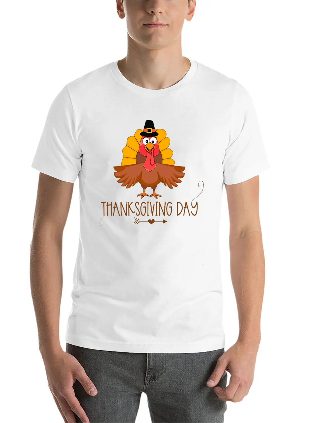 Thanksgiving Day Classic Fit Graphic Tee For Daily Comfort – Unisex Cotton Shirt