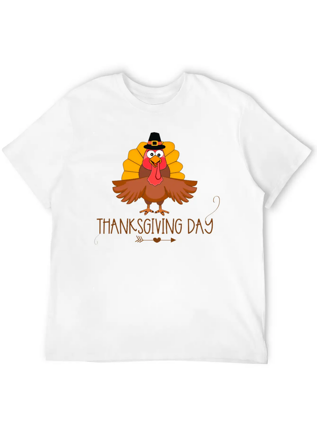 Thanksgiving Day Classic Fit Graphic Tee For Daily Comfort – Unisex Cotton Shirt