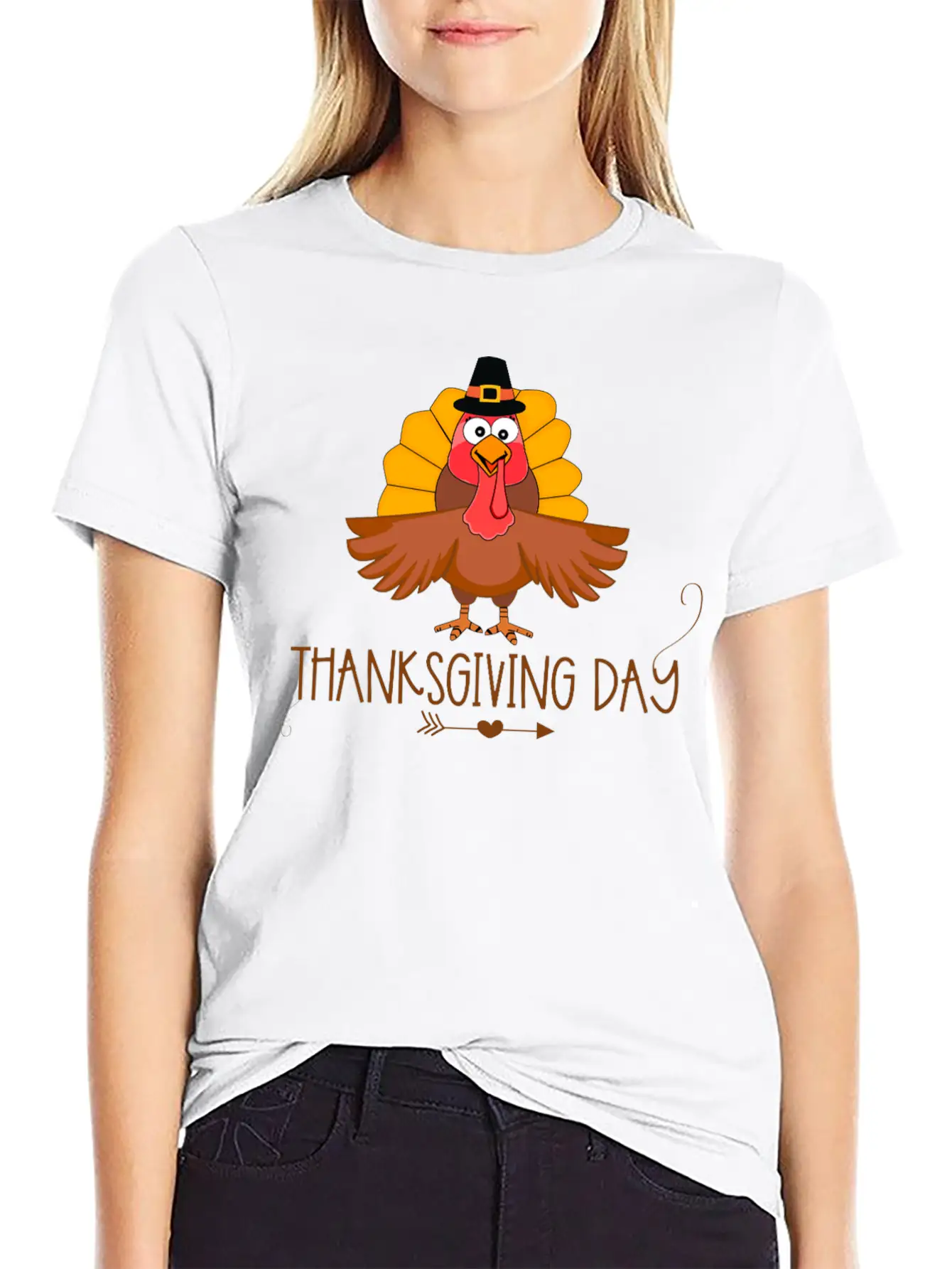 Thanksgiving Day Classic Fit Graphic Tee For Daily Comfort – Unisex Cotton Shirt