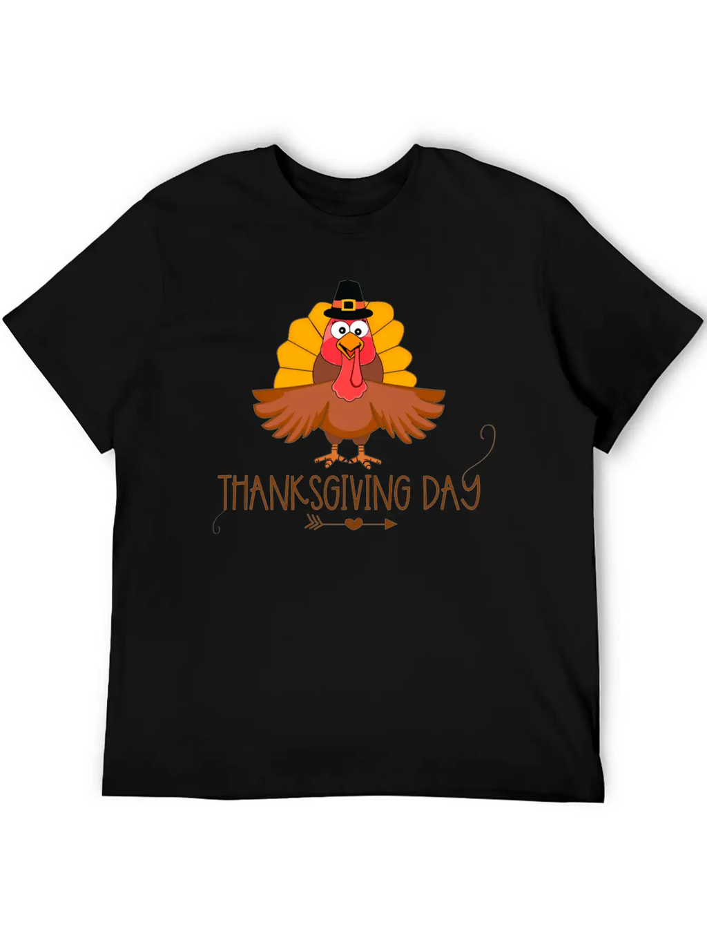 Thanksgiving Day Classic Fit Graphic Tee For Daily Comfort – Unisex Cotton Shirt
