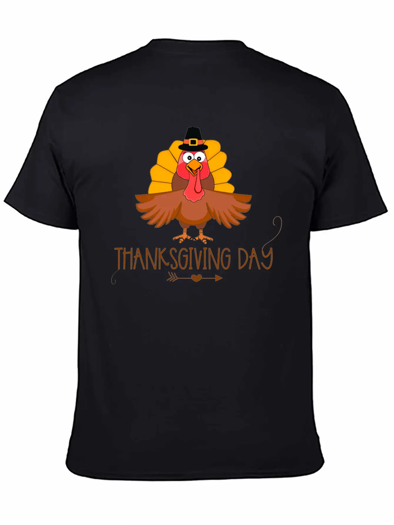 Thanksgiving Day Classic Fit Graphic Tee For Daily Comfort – Unisex Cotton Shirt