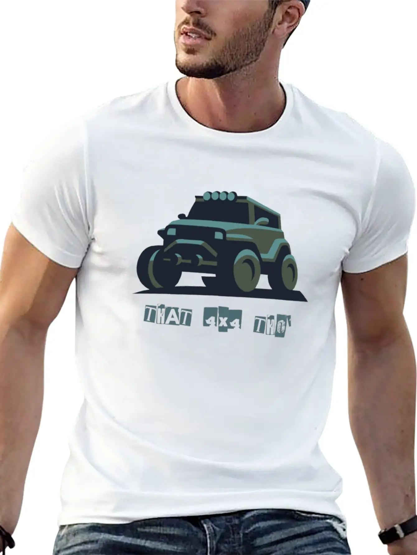 That 4x4 Unisex Casual T-Shirt – Clean Design For Daily Comfort