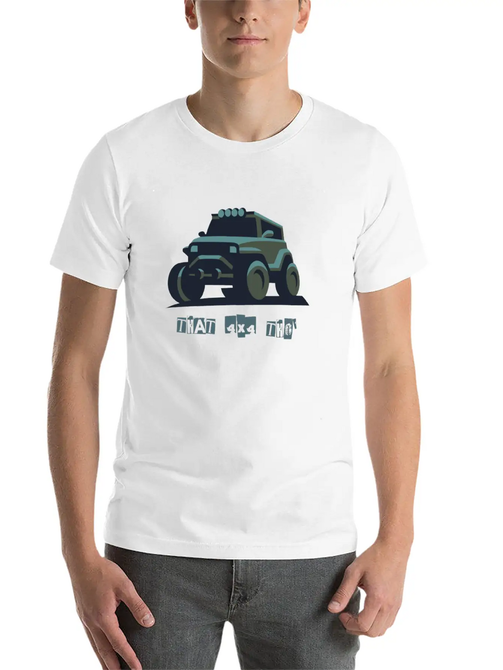 That 4x4 Unisex Casual T-Shirt – Clean Design For Daily Comfort