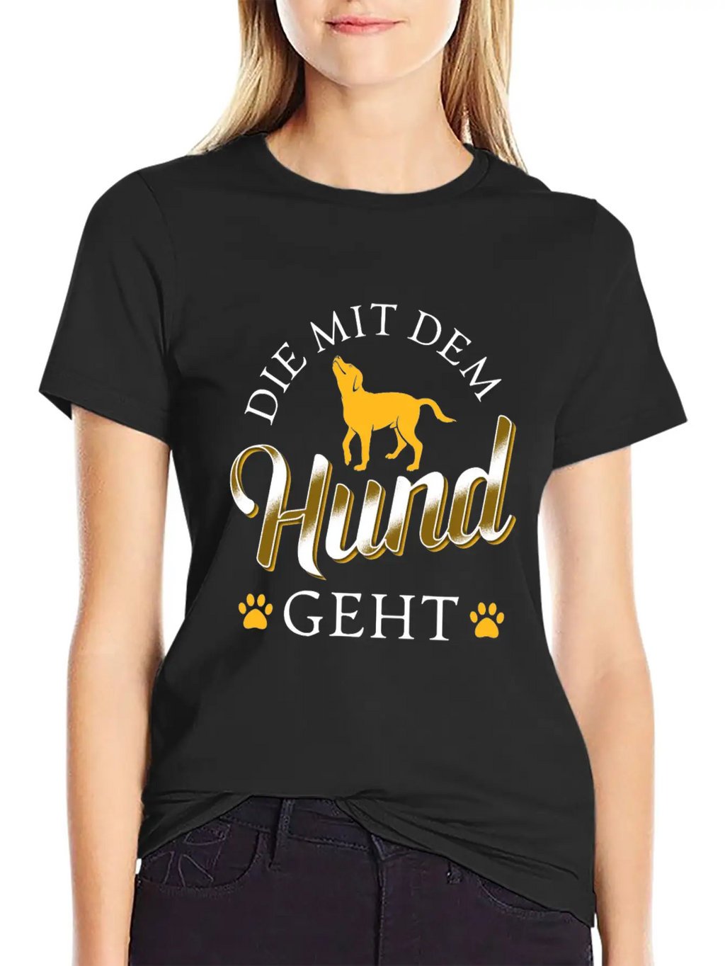 That Goes With The Dog Classic Fit Graphic Tee For Daily Comfort – Unisex Cotton Shirt