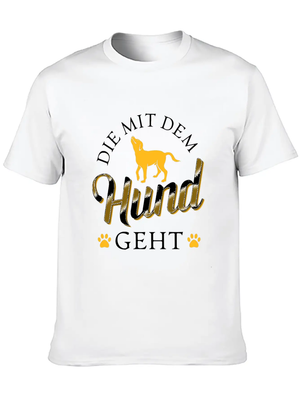 That Goes With The Dog Classic Fit Graphic Tee For Daily Comfort – Unisex Cotton Shirt
