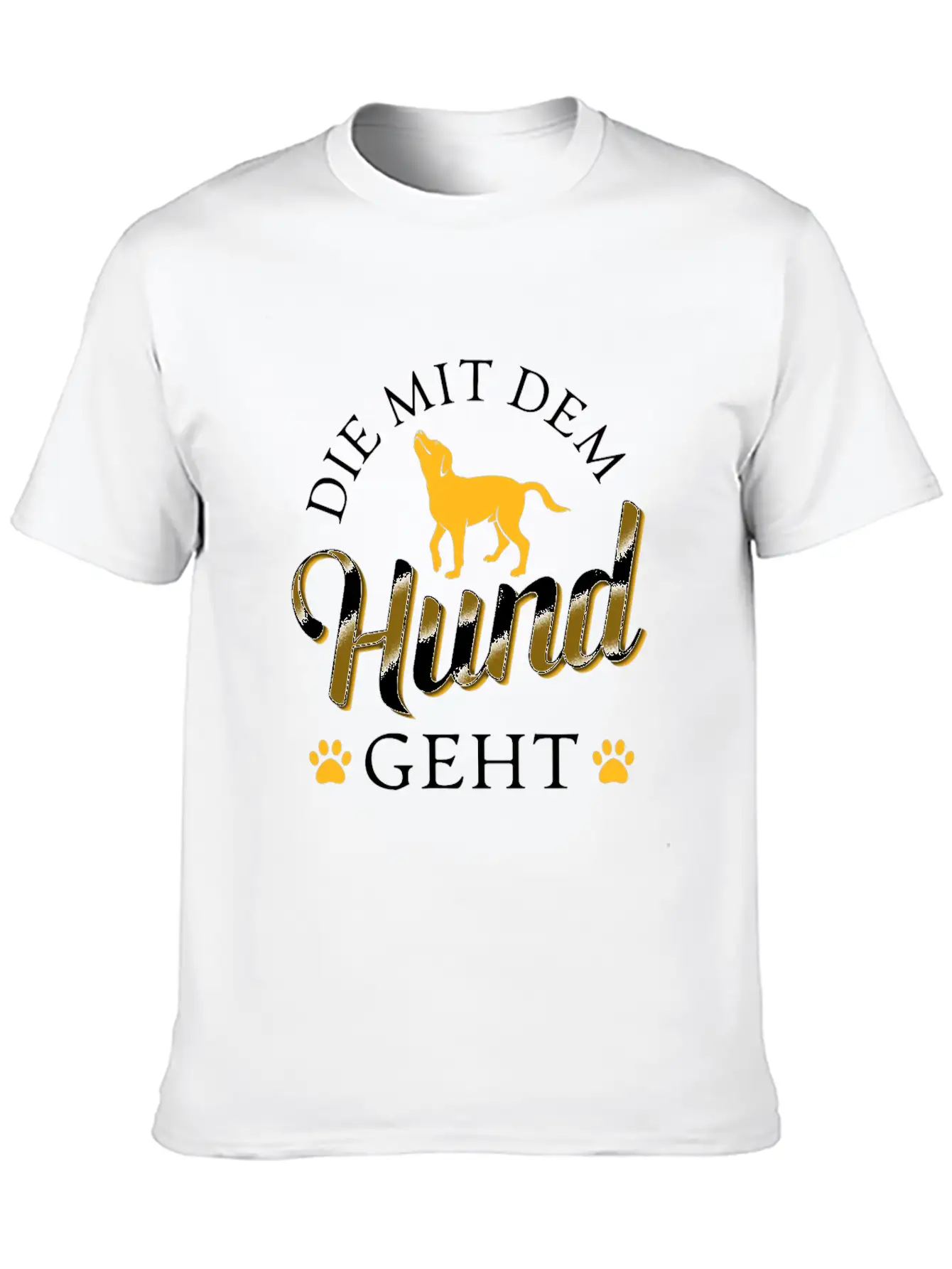 That Goes With The Dog Classic Fit Graphic Tee For Daily Comfort – Unisex Cotton Shirt