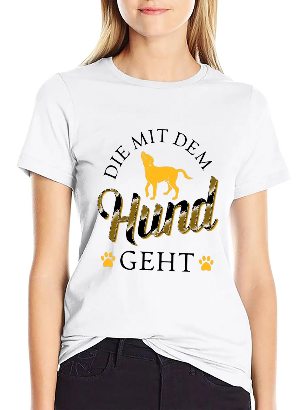 That Goes With The Dog Classic Fit Graphic Tee For Daily Comfort – Unisex Cotton Shirt