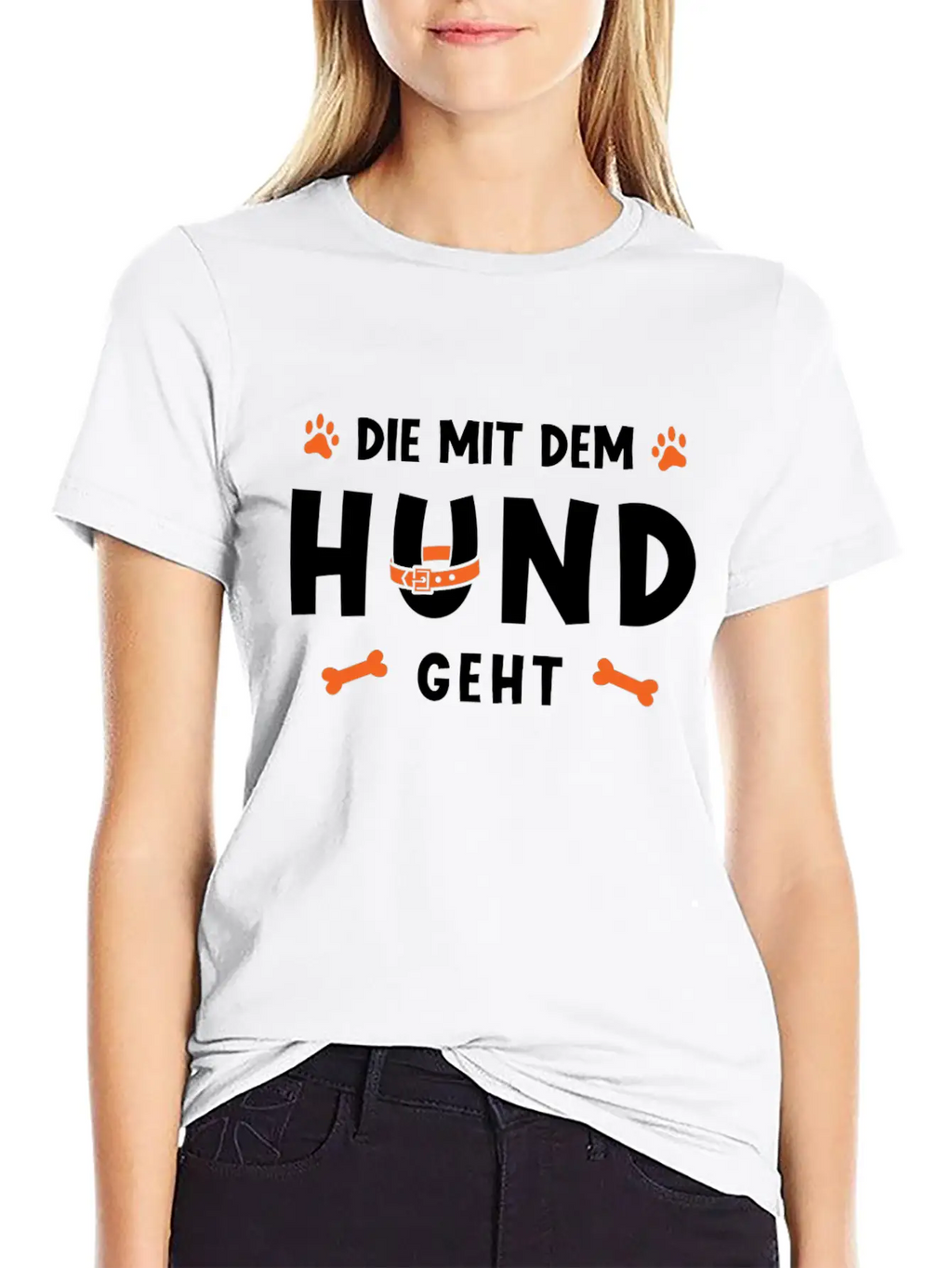 That Goes With The Dog Unisex Casual T-Shirt – Clean Design For Daily Comfort