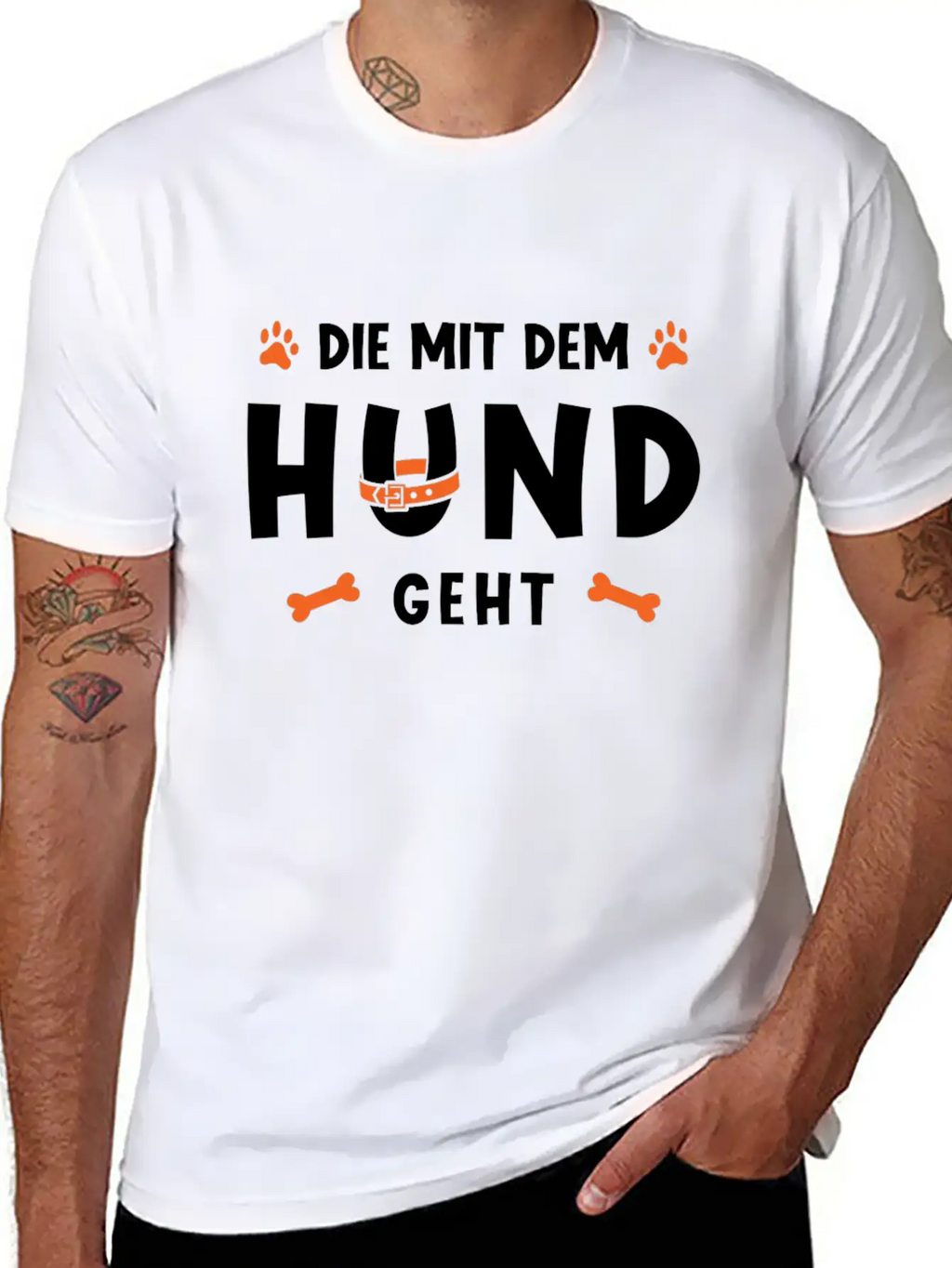 That Goes With The Dog Unisex Casual T-Shirt – Clean Design For Daily Comfort