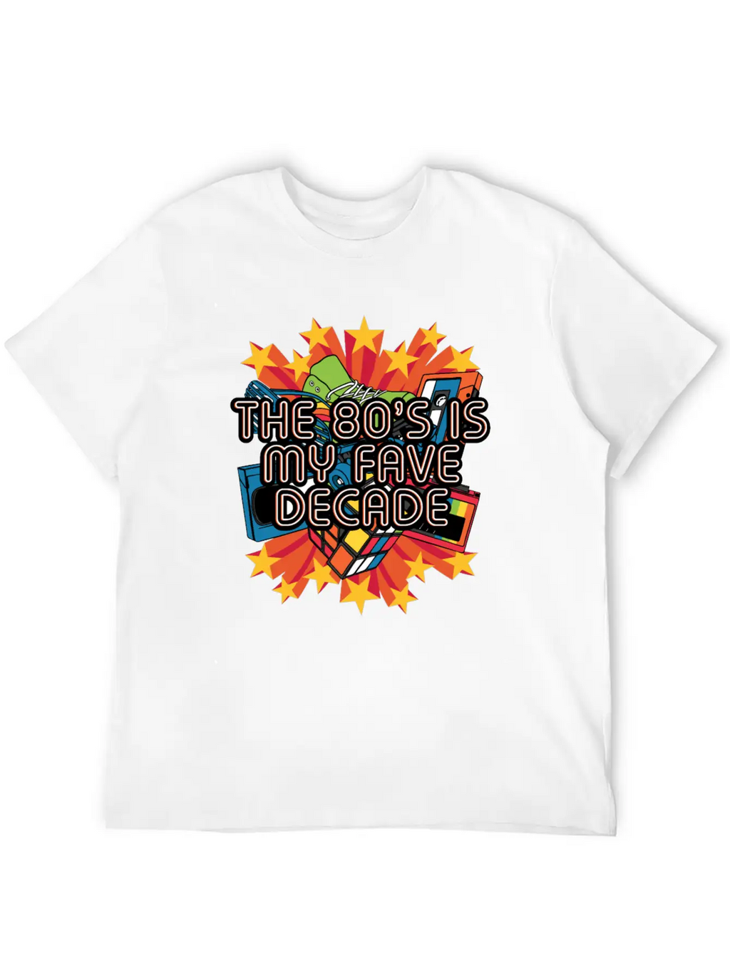 The 80s Is My Fave Decade Lifestyle 1980 Habits Re Casual Graphic T-Shirt – Simple And Comfortable Daily Wear