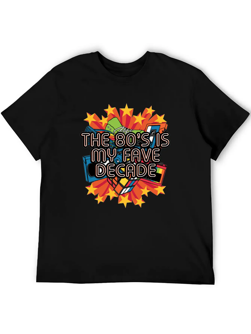 The 80s Is My Fave Decade Lifestyle 1980 Habits Re Casual Graphic T-Shirt – Simple And Comfortable Daily Wear