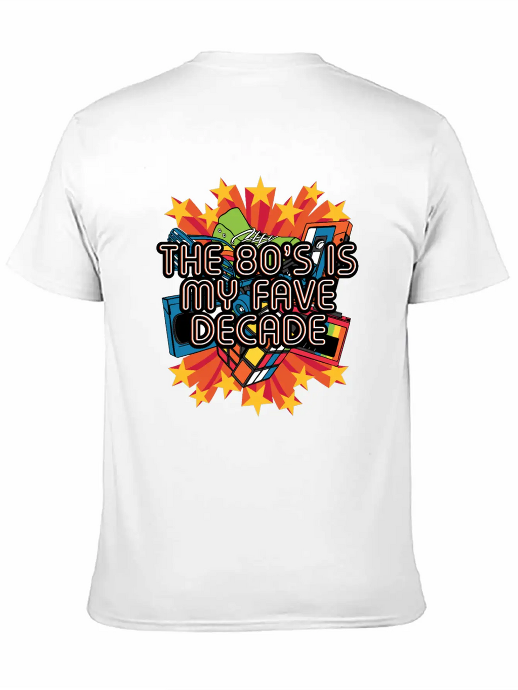 The 80s Is My Fave Decade Lifestyle 1980 Habits Re Casual Graphic T-Shirt – Simple And Comfortable Daily Wear