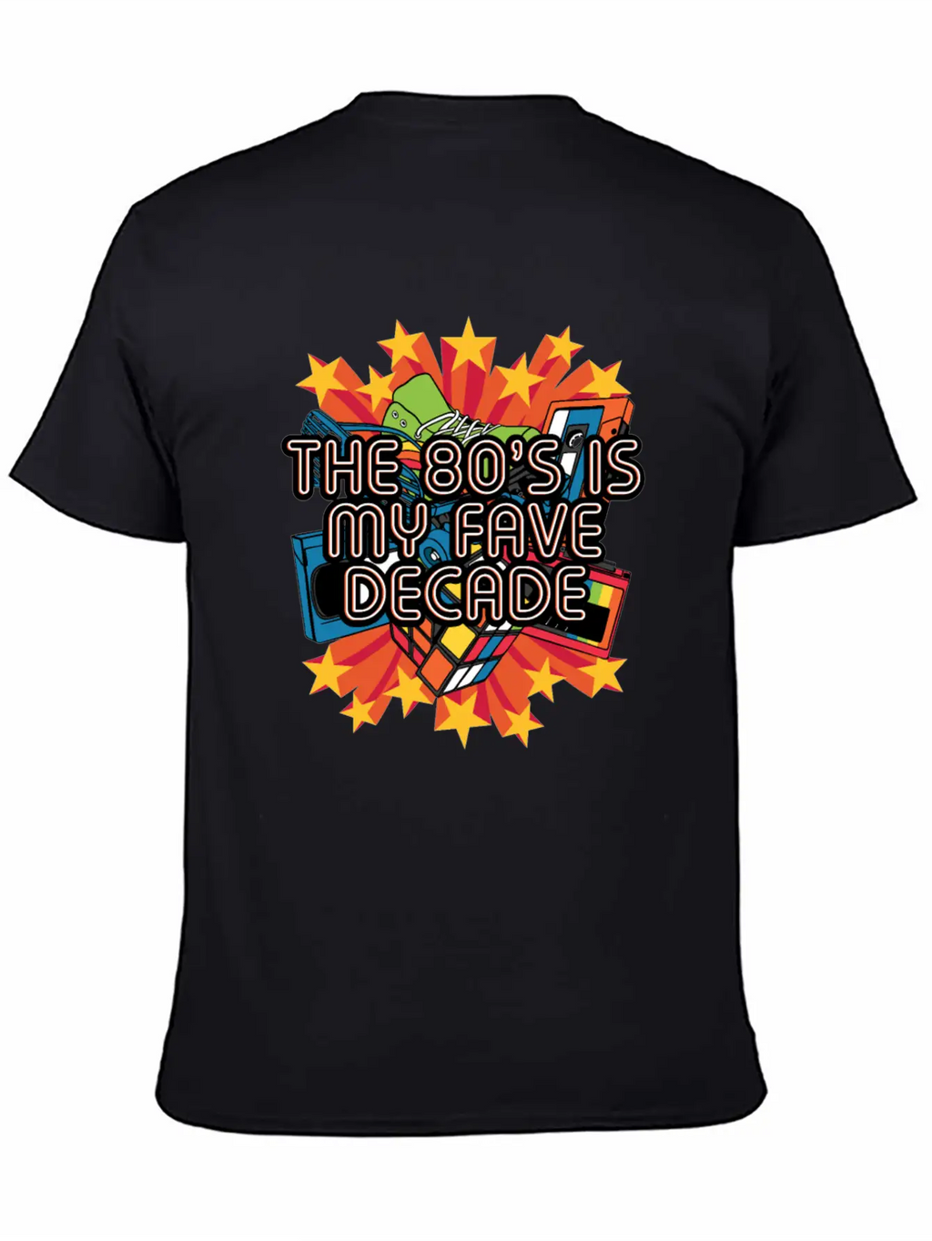 The 80s Is My Fave Decade Lifestyle 1980 Habits Re Casual Graphic T-Shirt – Simple And Comfortable Daily Wear