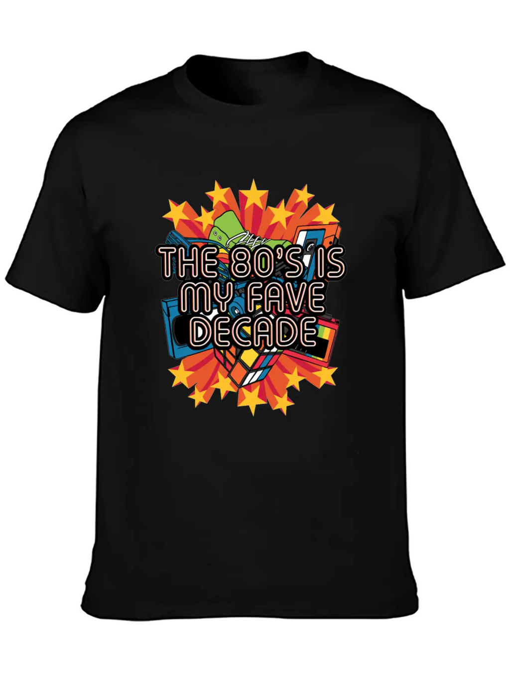 The 80s Is My Fave Decade Lifestyle 1980 Habits Re Casual Graphic T-Shirt – Simple And Comfortable Daily Wear