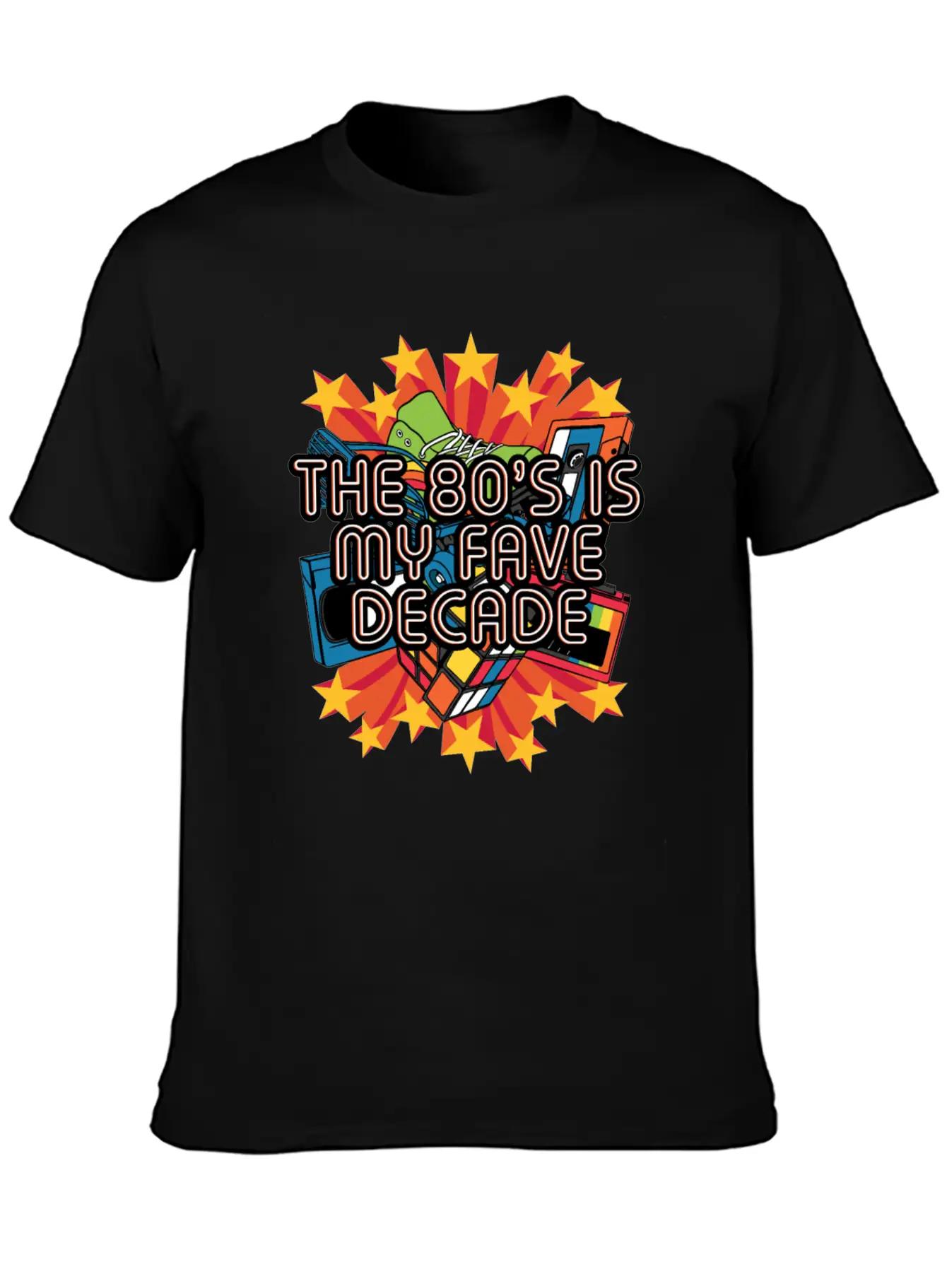The 80s Is My Fave Decade Lifestyle 1980 Habits Re Casual Graphic T-Shirt – Simple And Comfortable Daily Wear