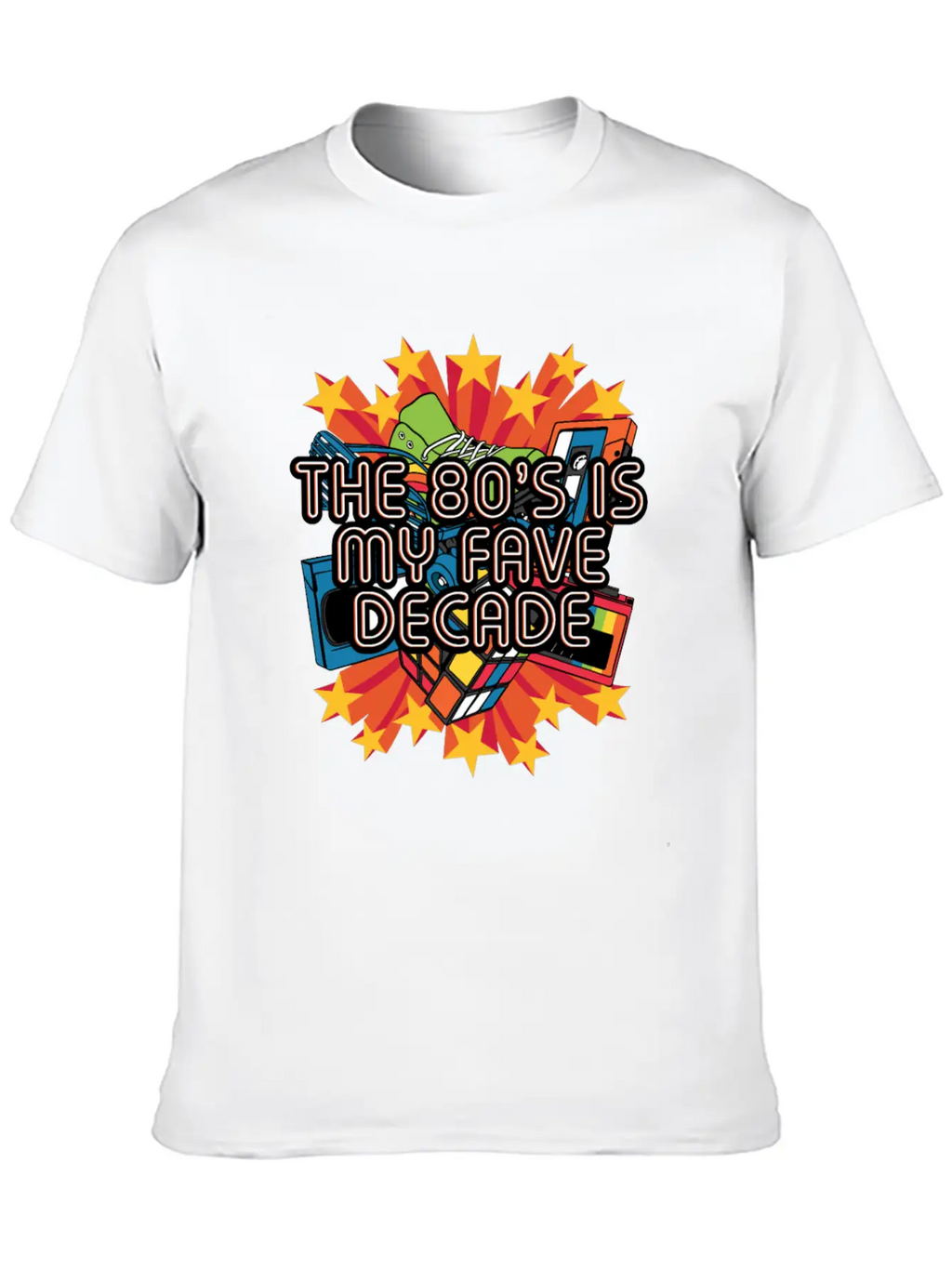 The 80s Is My Fave Decade Lifestyle 1980 Habits Re Casual Graphic T-Shirt – Simple And Comfortable Daily Wear
