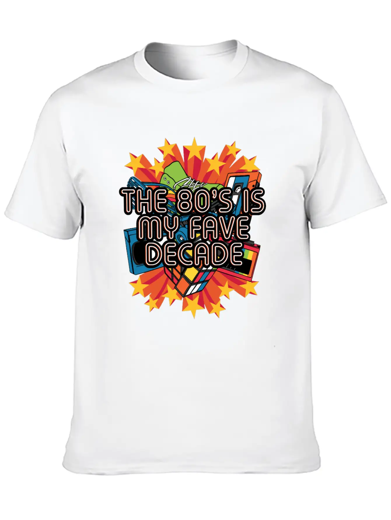 The 80s Is My Fave Decade Lifestyle 1980 Habits Re Casual Graphic T-Shirt – Simple And Comfortable Daily Wear