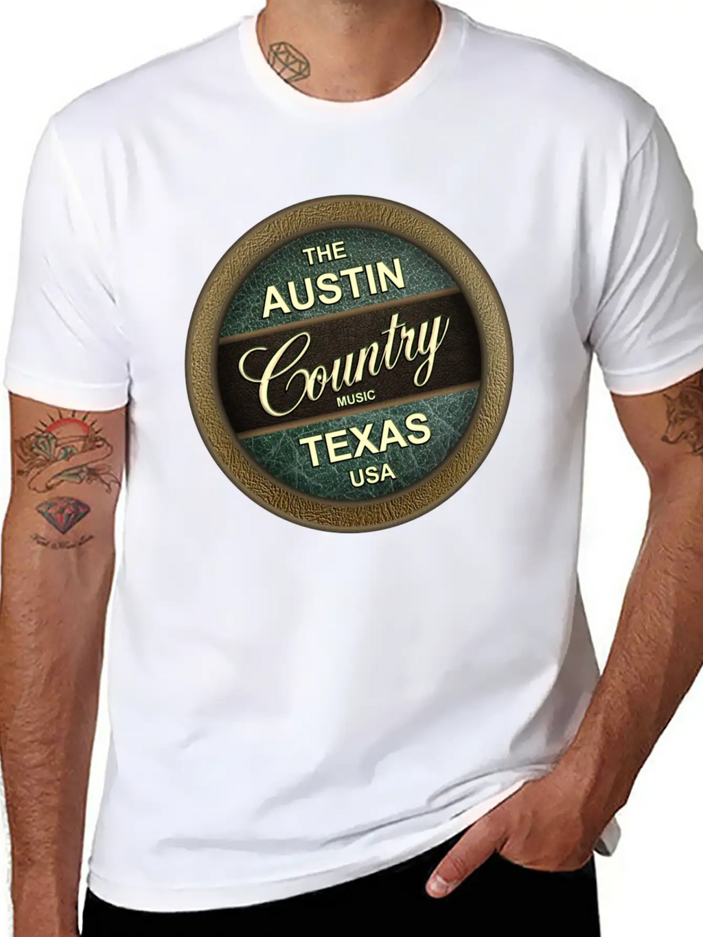 The Austin Country Music Texas Breathable Soft Cotton T-Shirt – Timeless Casual Look