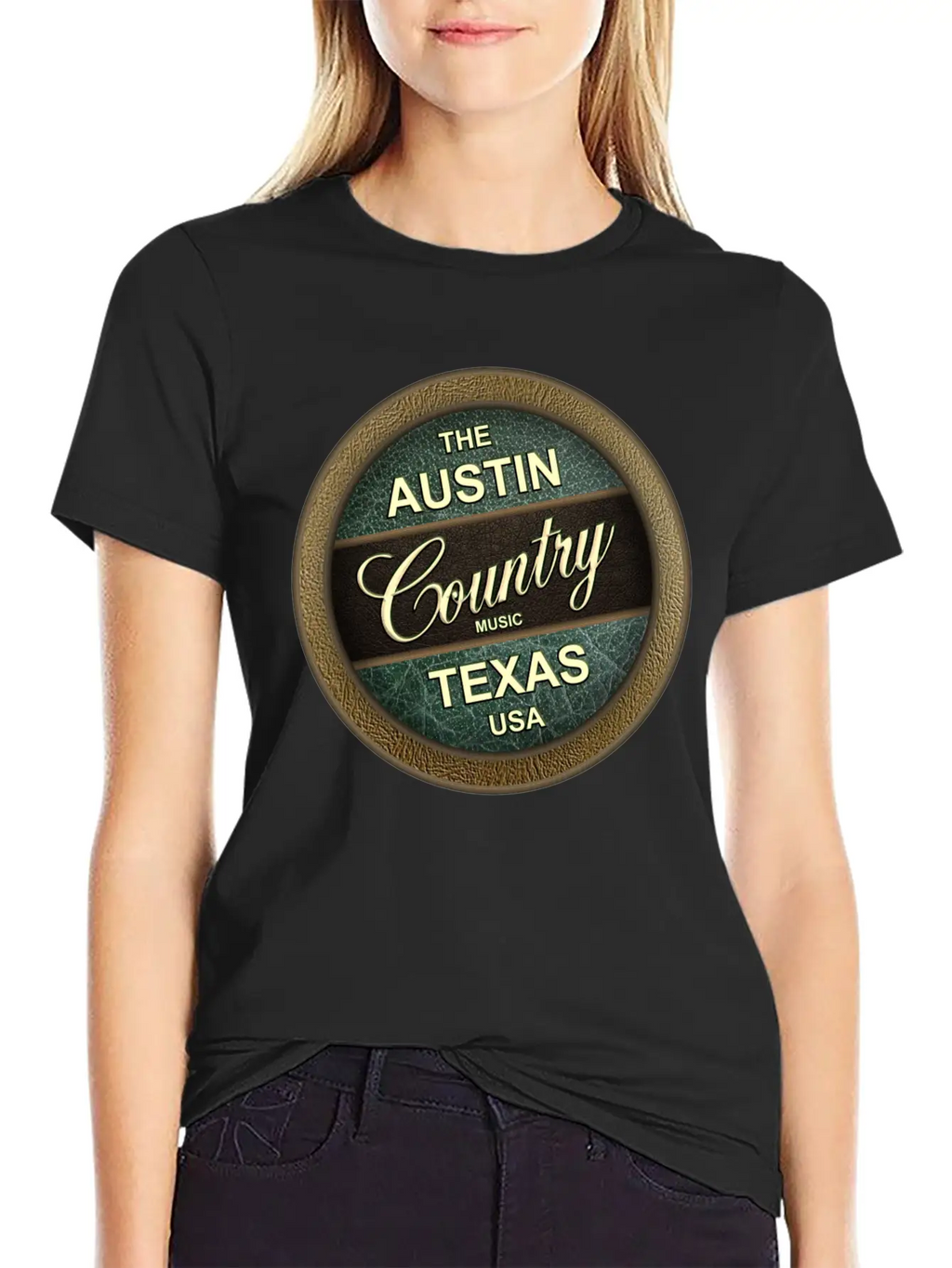 The Austin Country Music Texas Breathable Soft Cotton T-Shirt – Timeless Casual Look