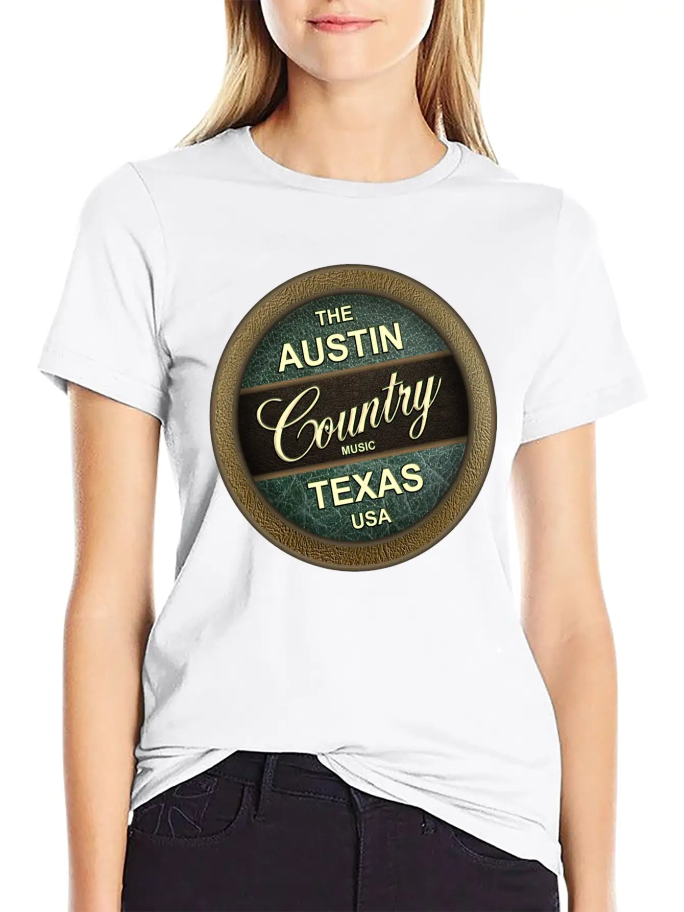 The Austin Country Music Texas Breathable Soft Cotton T-Shirt – Timeless Casual Look