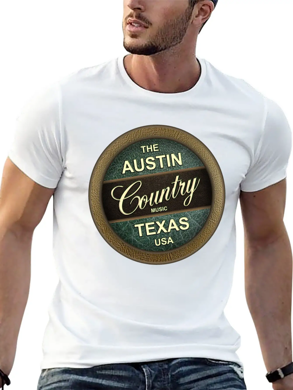 The Austin Country Music Texas Breathable Soft Cotton T-Shirt – Timeless Casual Look