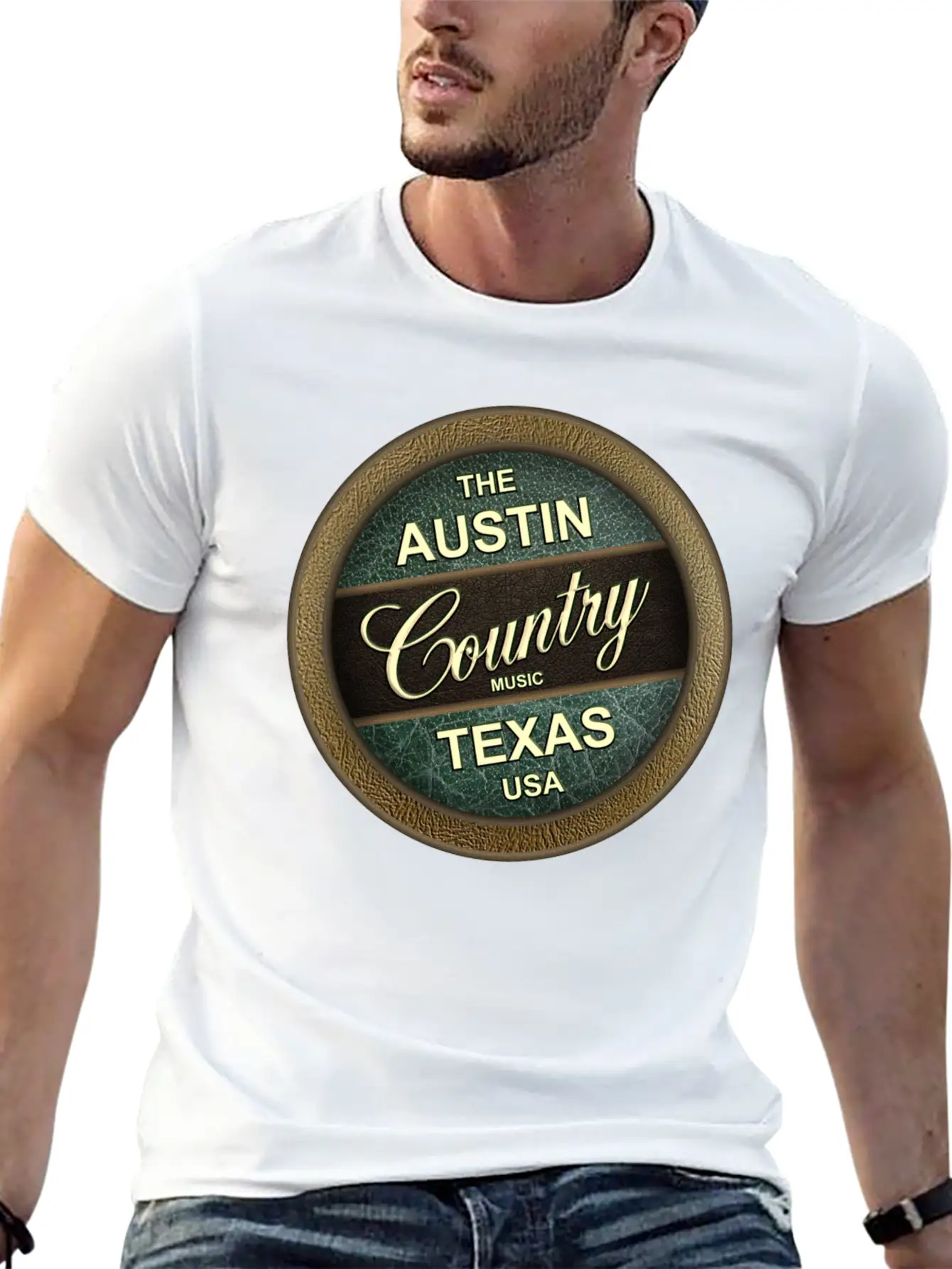 The Austin Country Music Texas Breathable Soft Cotton T-Shirt – Timeless Casual Look