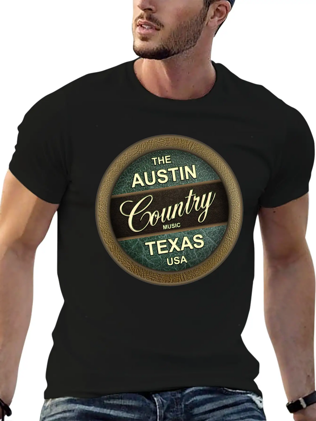 The Austin Country Music Texas Breathable Soft Cotton T-Shirt – Timeless Casual Look
