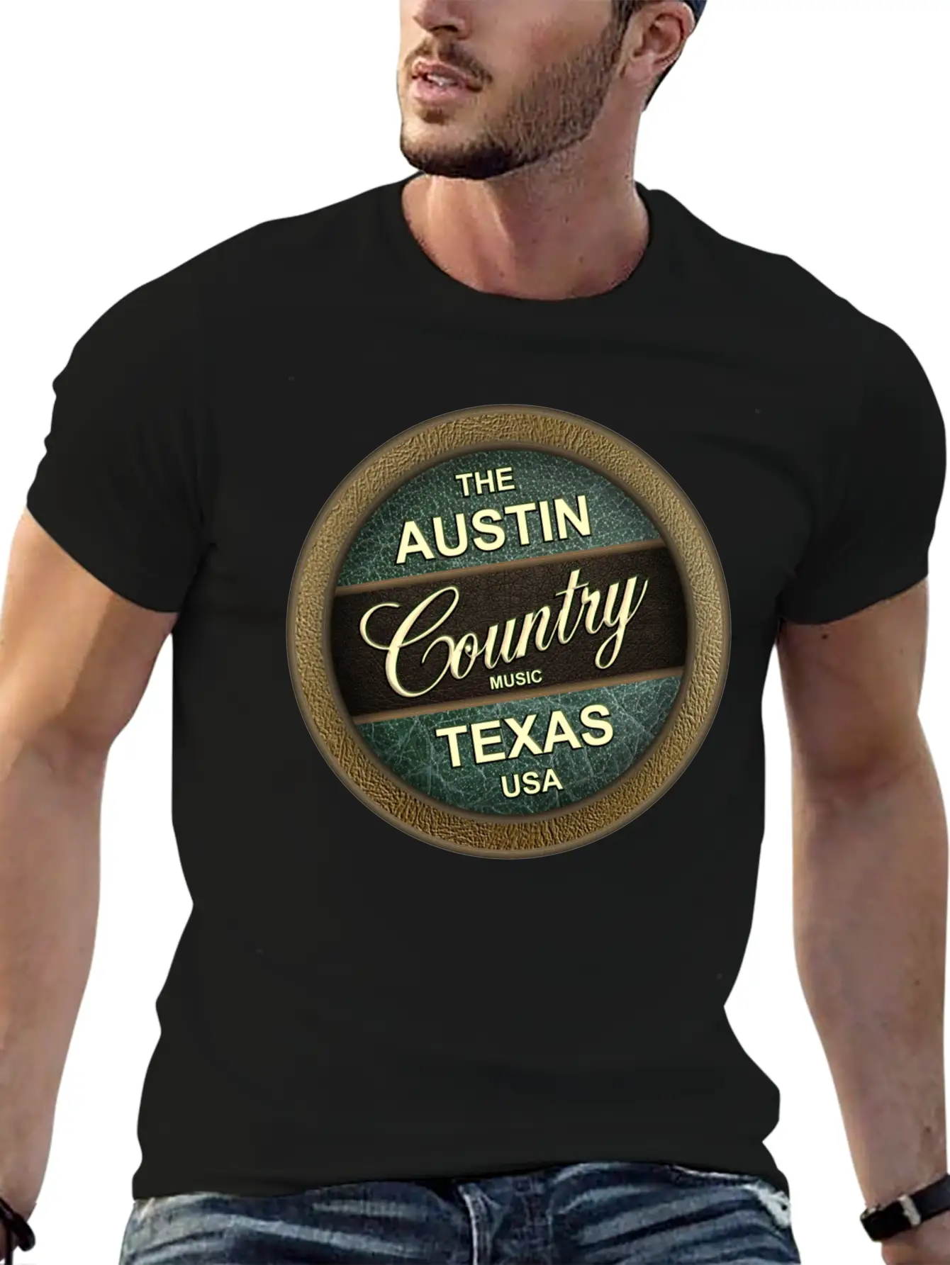The Austin Country Music Texas Breathable Soft Cotton T-Shirt – Timeless Casual Look