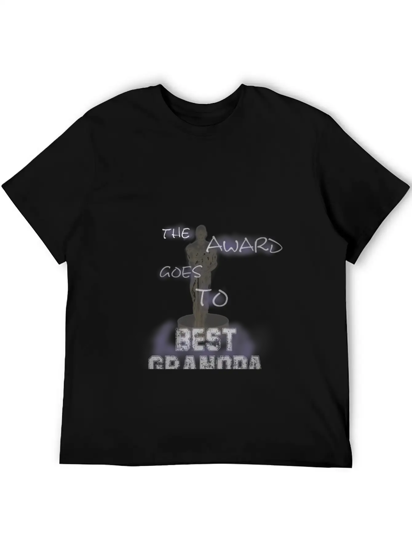 The Award Goes To Best Grandpa Breathable Graphic T-Shirt – Perfect For Casual Days