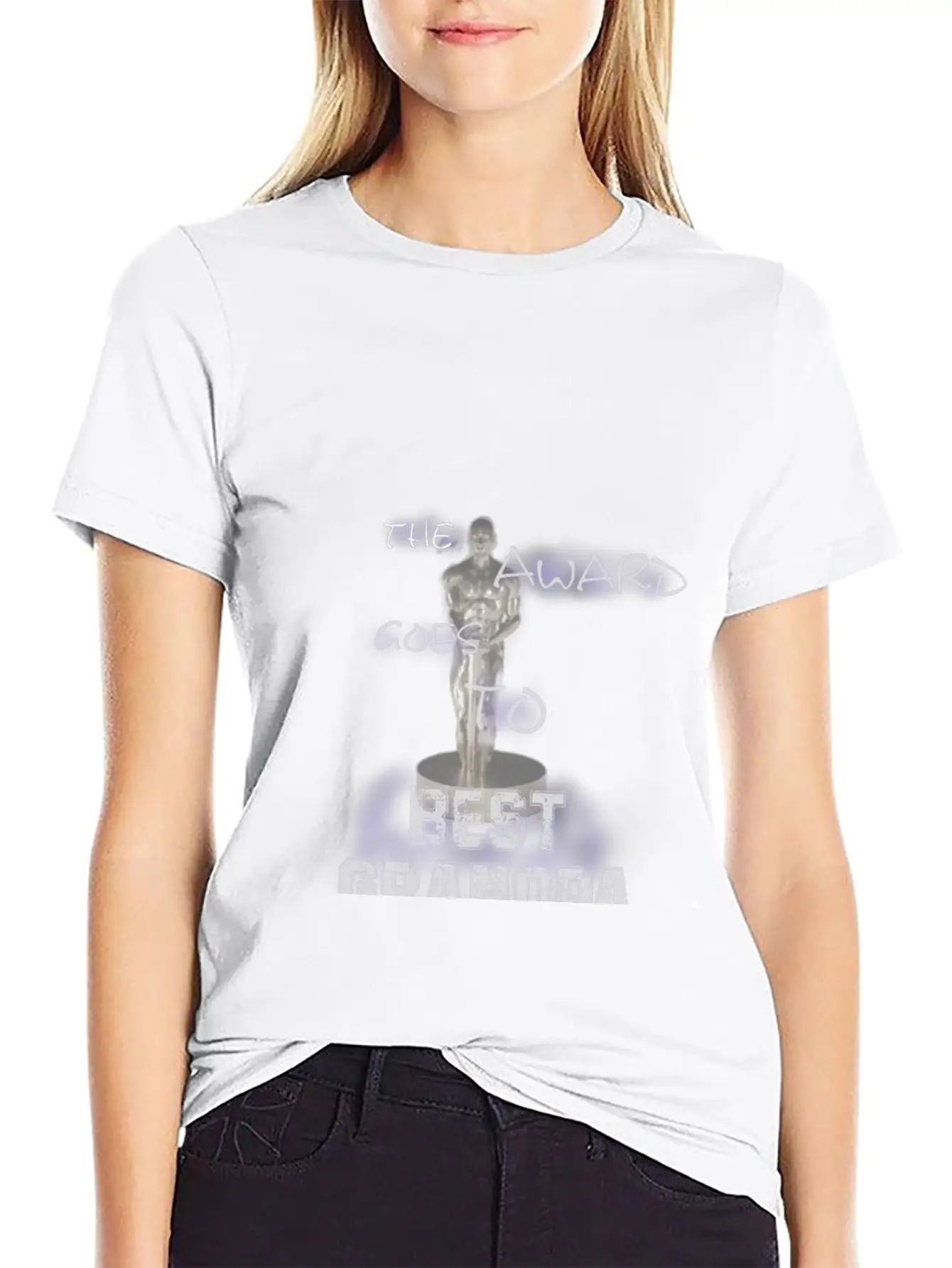 The Award Goes To Best Grandpa Breathable Graphic T-Shirt – Perfect For Casual Days