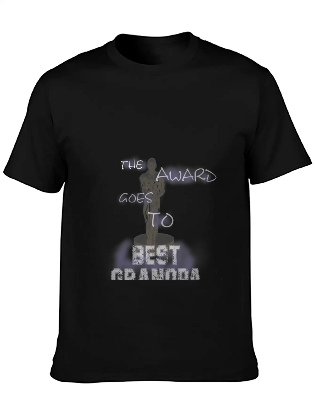 The Award Goes To Best Grandpa Breathable Graphic T-Shirt – Perfect For Casual Days