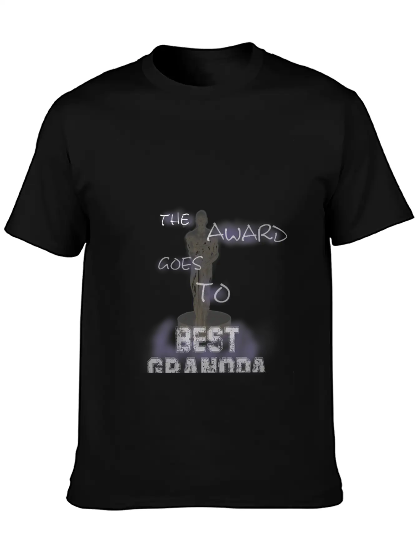 The Award Goes To Best Grandpa Breathable Graphic T-Shirt – Perfect For Casual Days
