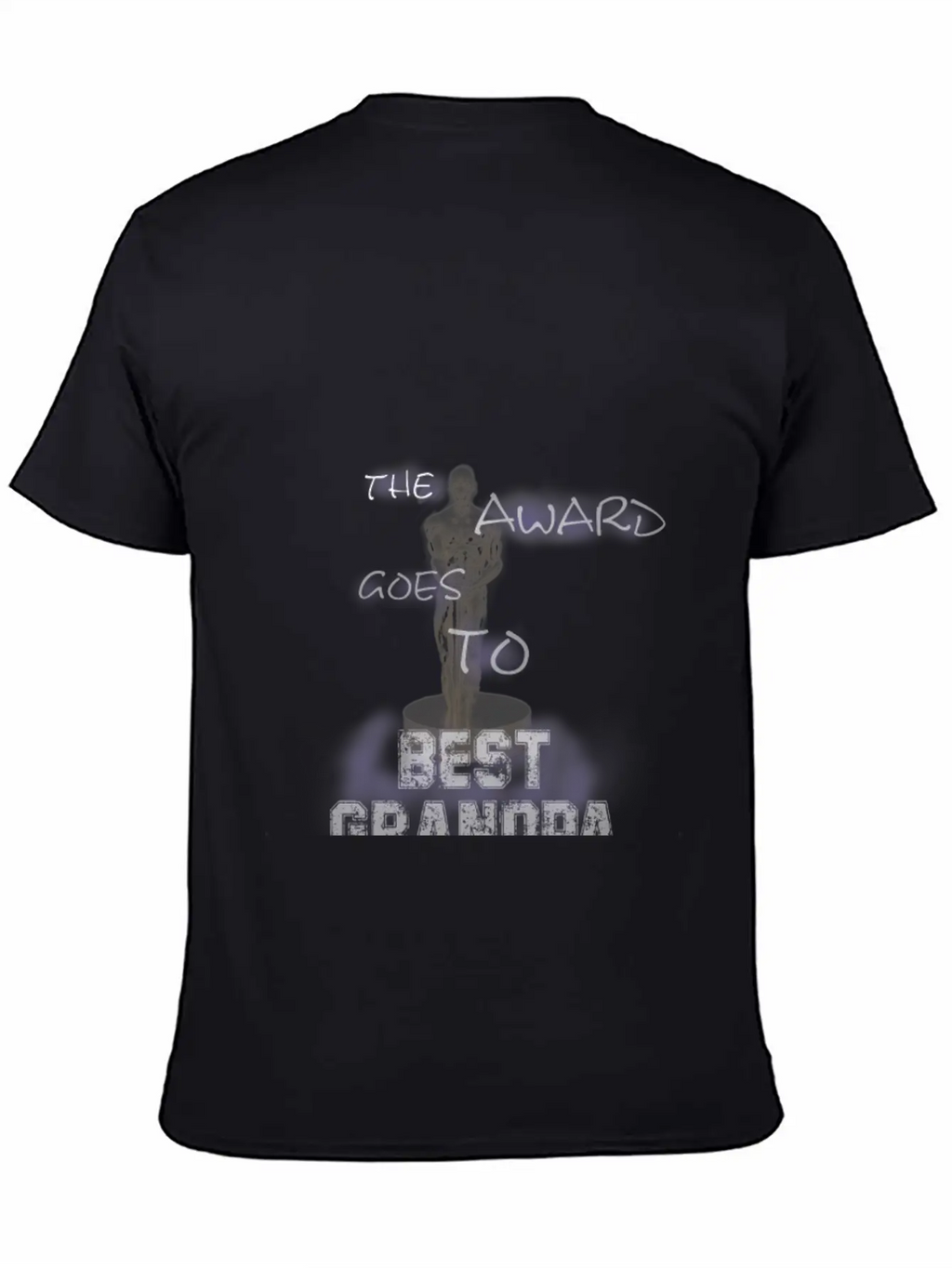 The Award Goes To Best Grandpa Breathable Graphic T-Shirt – Perfect For Casual Days