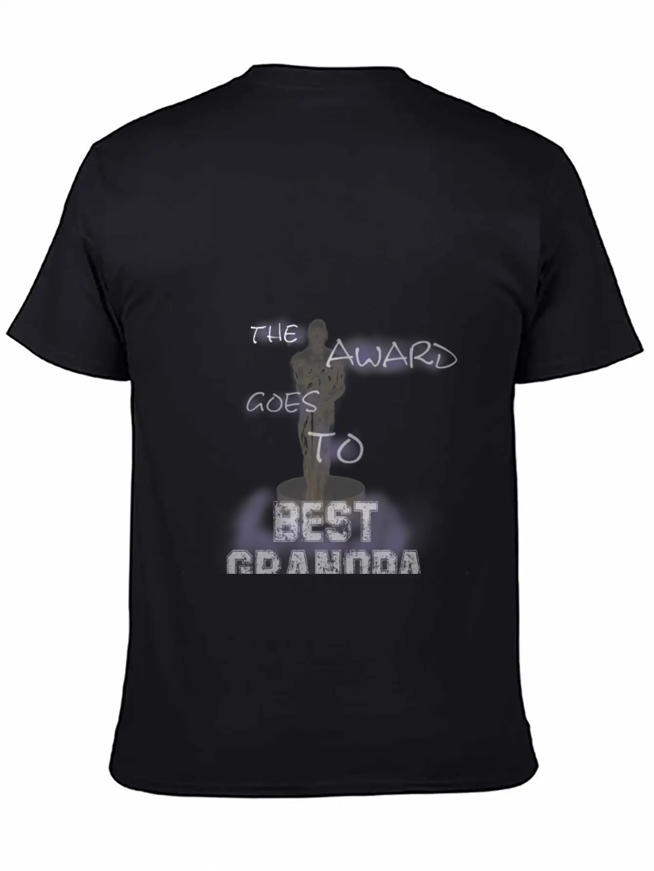 The Award Goes To Best Grandpa Breathable Graphic T-Shirt – Perfect For Casual Days