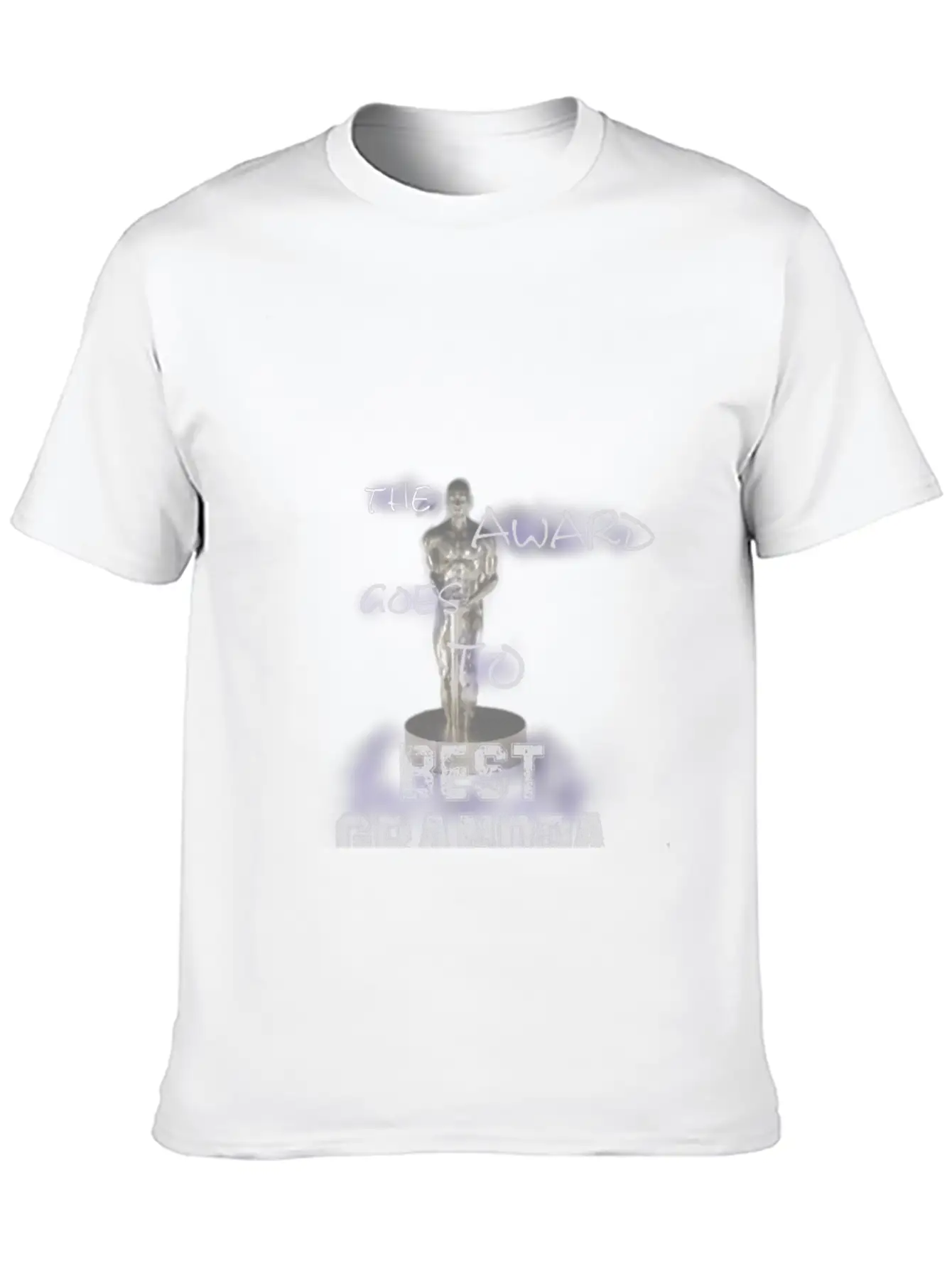 The Award Goes To Best Grandpa Breathable Graphic T-Shirt – Perfect For Casual Days