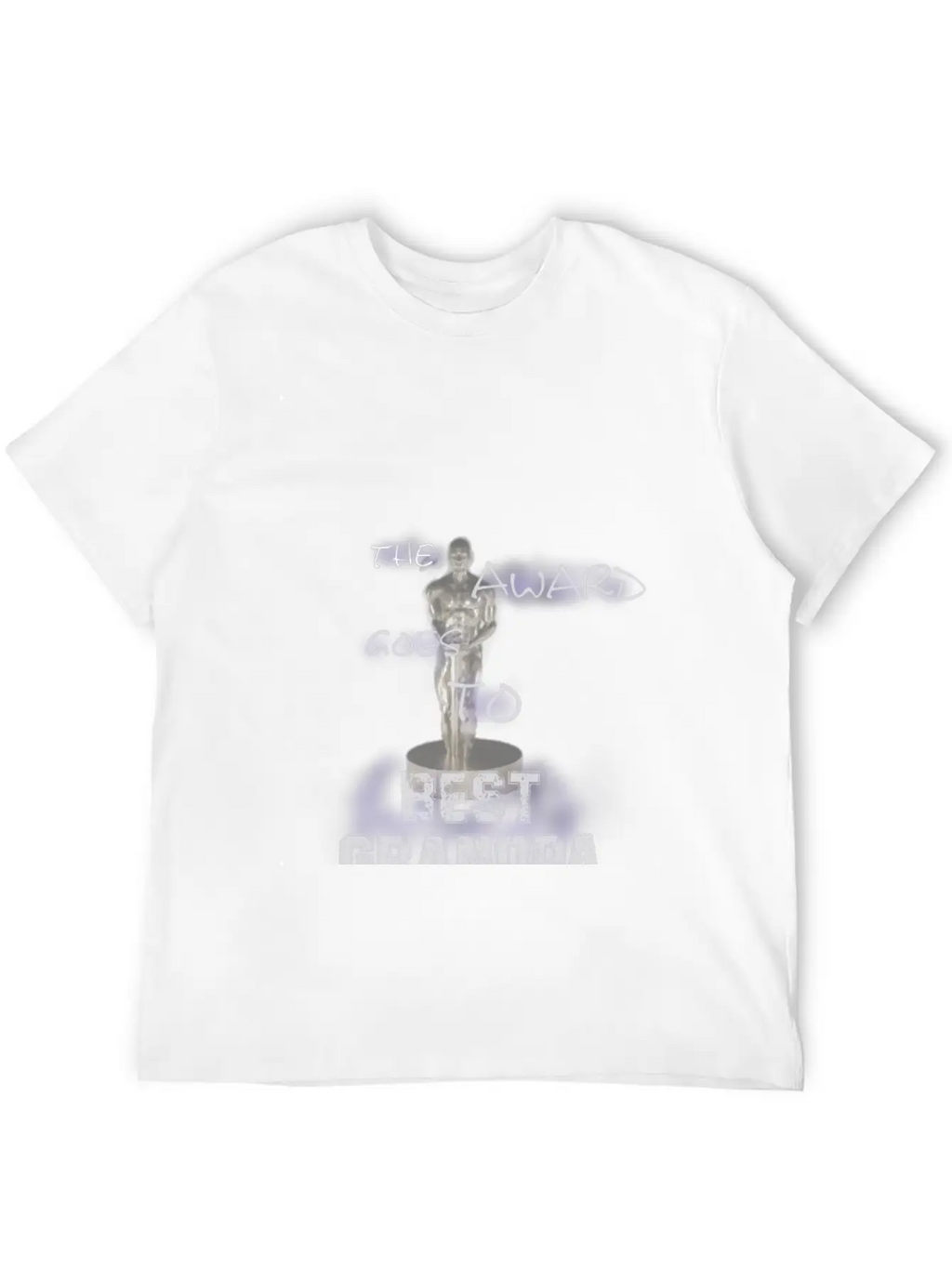 The Award Goes To Best Grandpa Breathable Graphic T-Shirt – Perfect For Casual Days