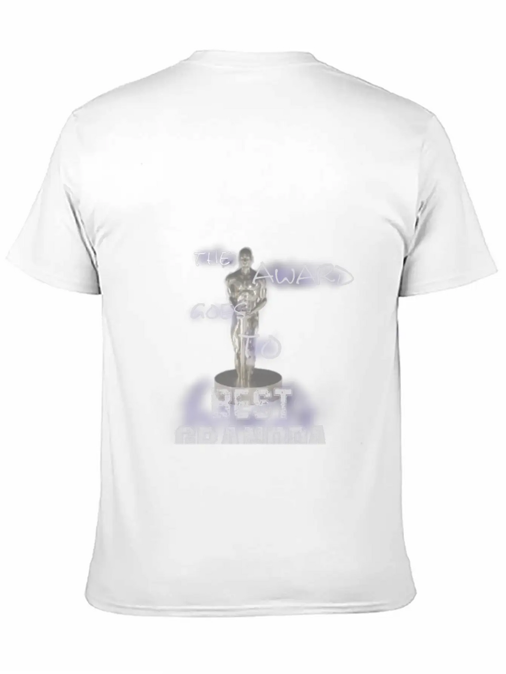 The Award Goes To Best Grandpa Breathable Graphic T-Shirt – Perfect For Casual Days