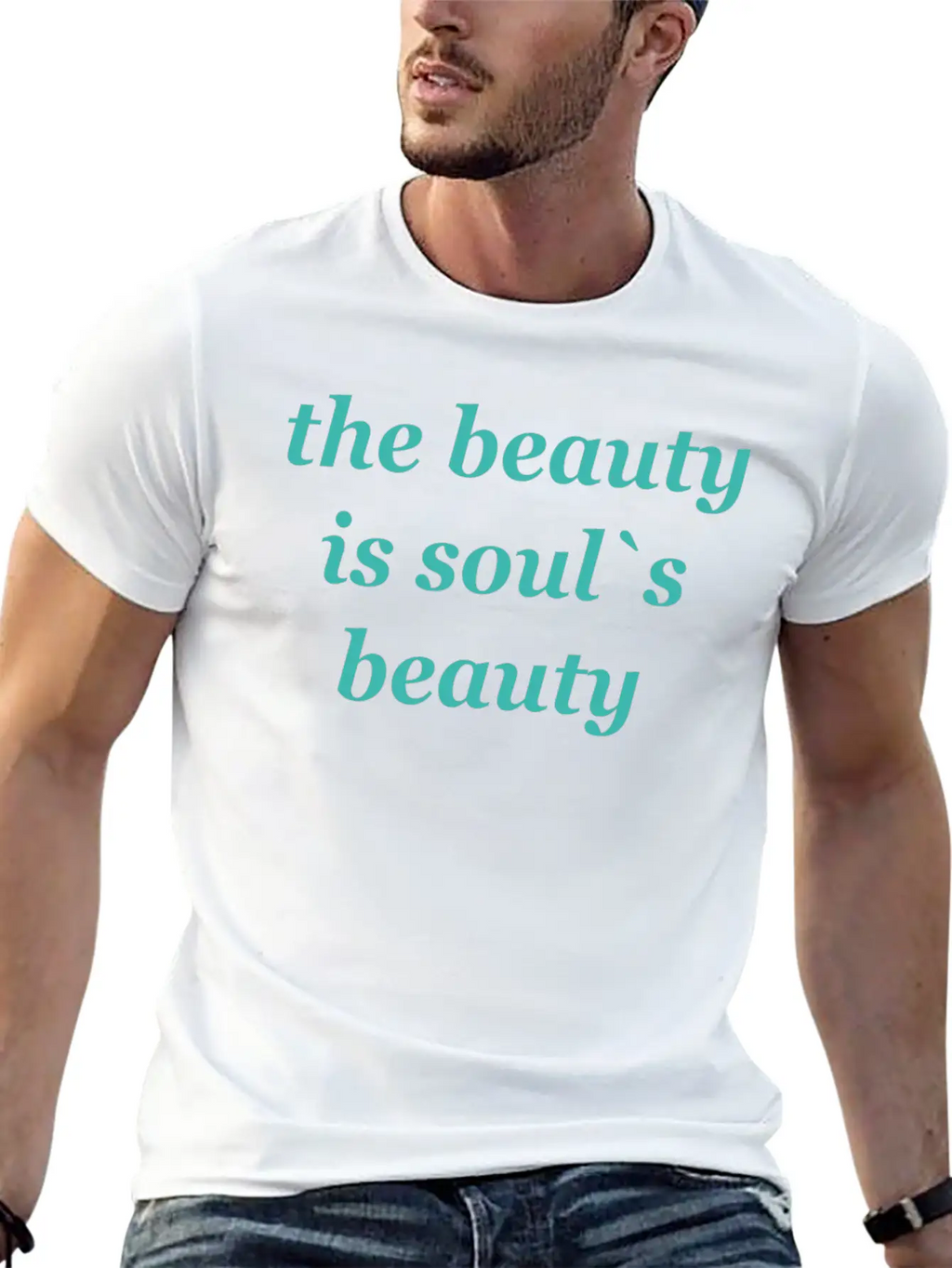 The Beauty Is Soul's Beauty" TSHIRT Unisex Short Sleeve Soft Cotton T-Shirt – Casual Everyday Wear