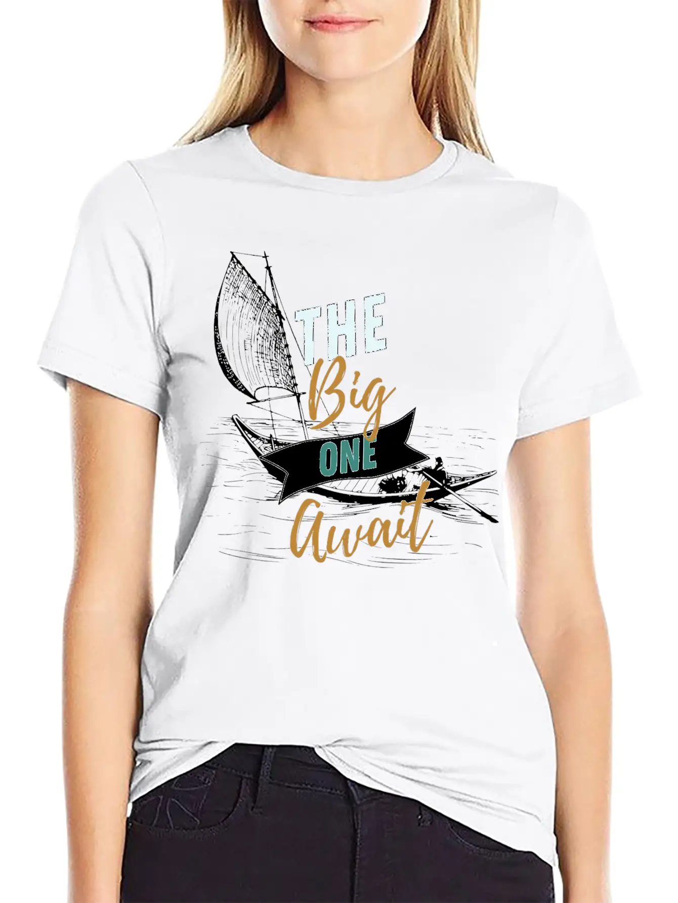 The Big One Awaits Unisex Casual T-Shirt – Clean Design For Daily Comfort