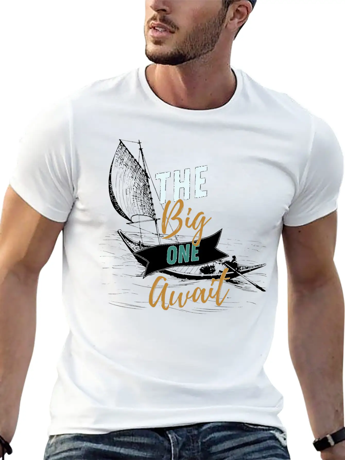 The Big One Awaits Unisex Casual T-Shirt – Clean Design For Daily Comfort
