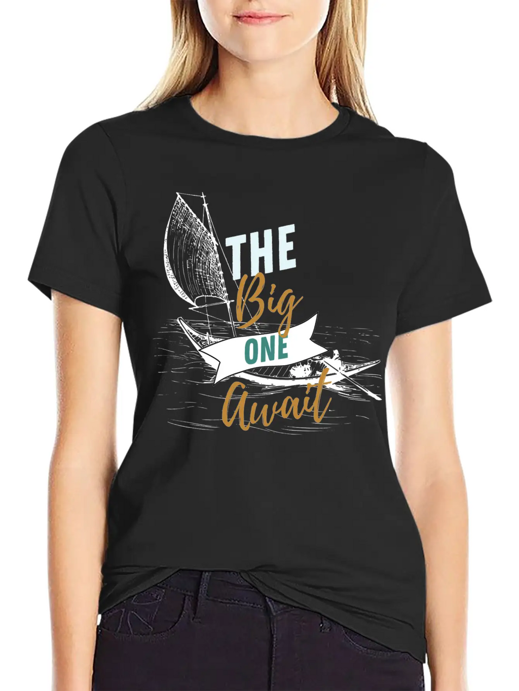 The Big One Awaits Unisex Casual T-Shirt – Clean Design For Daily Comfort
