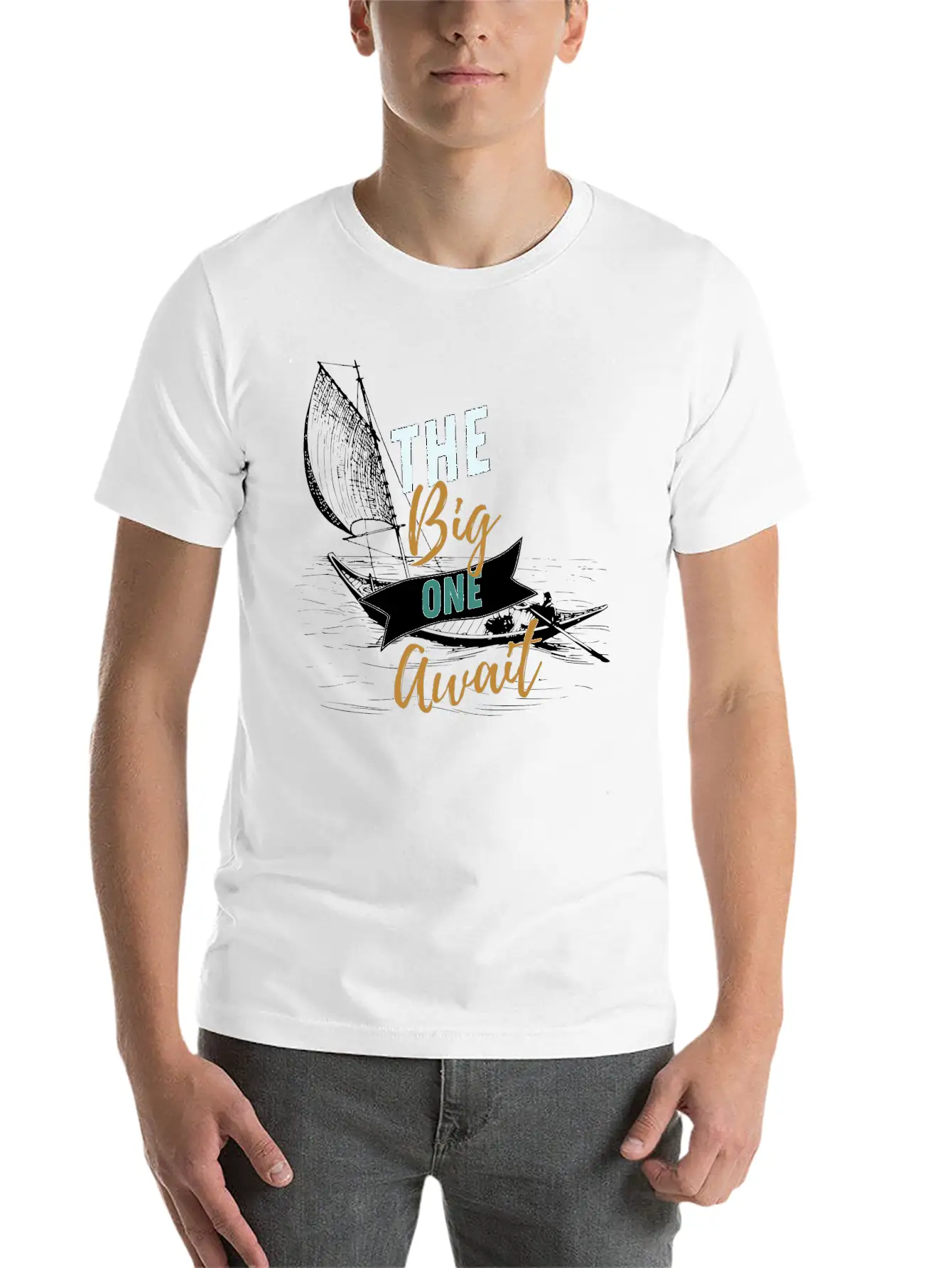 The Big One Awaits Unisex Casual T-Shirt – Clean Design For Daily Comfort