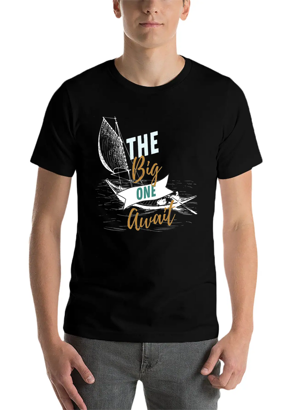 The Big One Awaits Unisex Casual T-Shirt – Clean Design For Daily Comfort