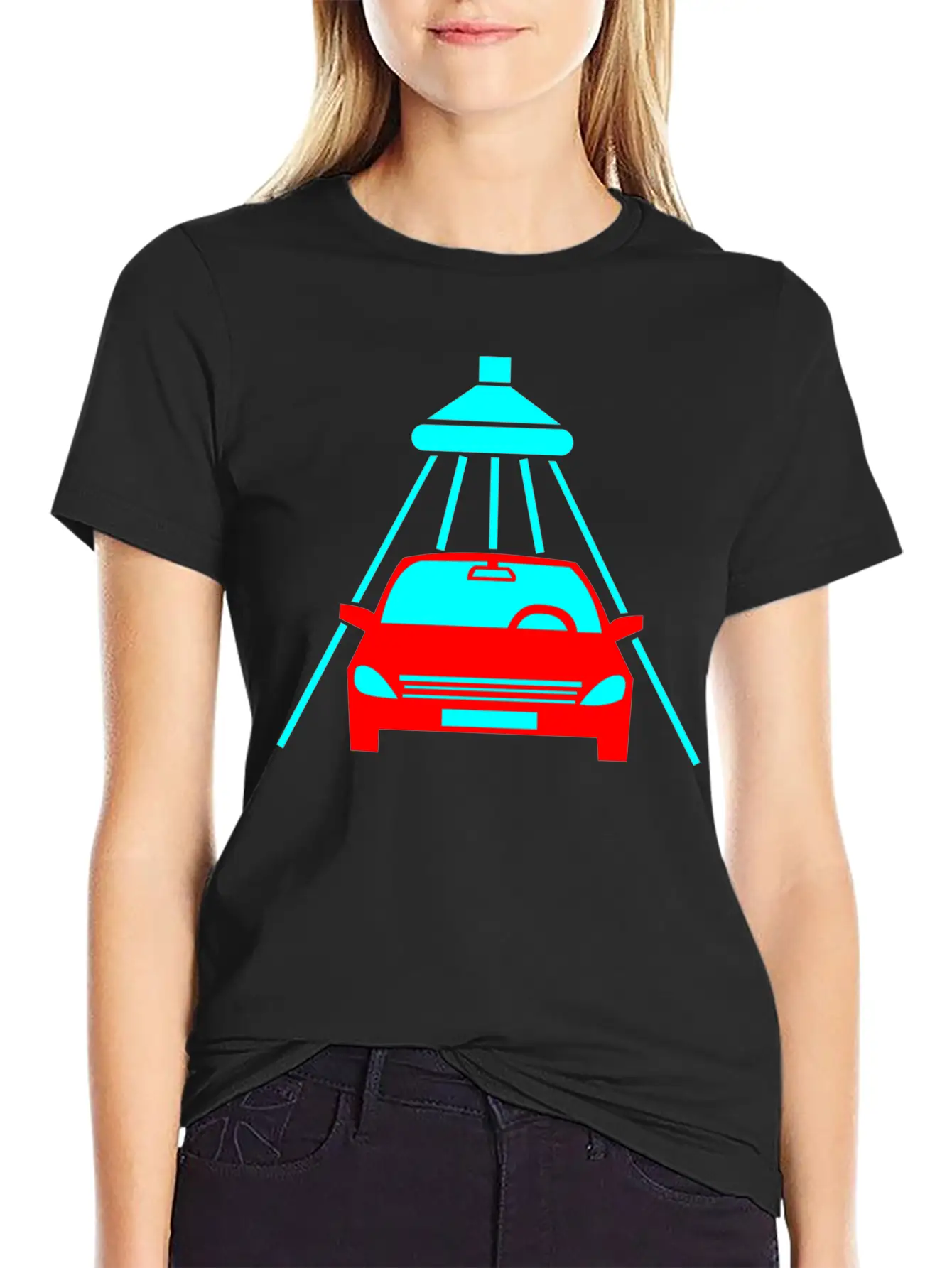 The Car Is Being Cleaned Unisex Casual T-Shirt – Clean Design For Daily Comfort