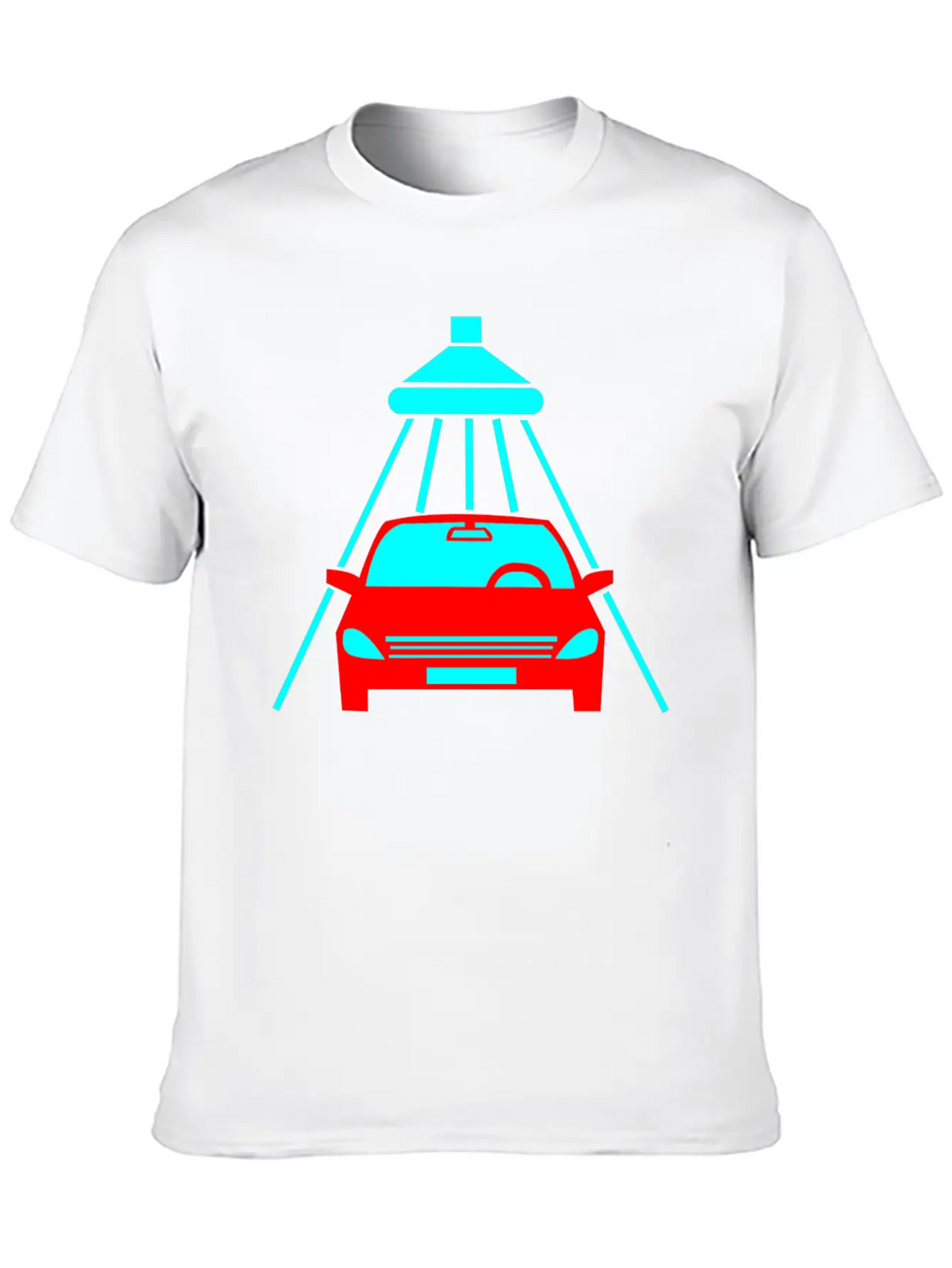 The Car Is Being Cleaned Unisex Casual T-Shirt – Clean Design For Daily Comfort