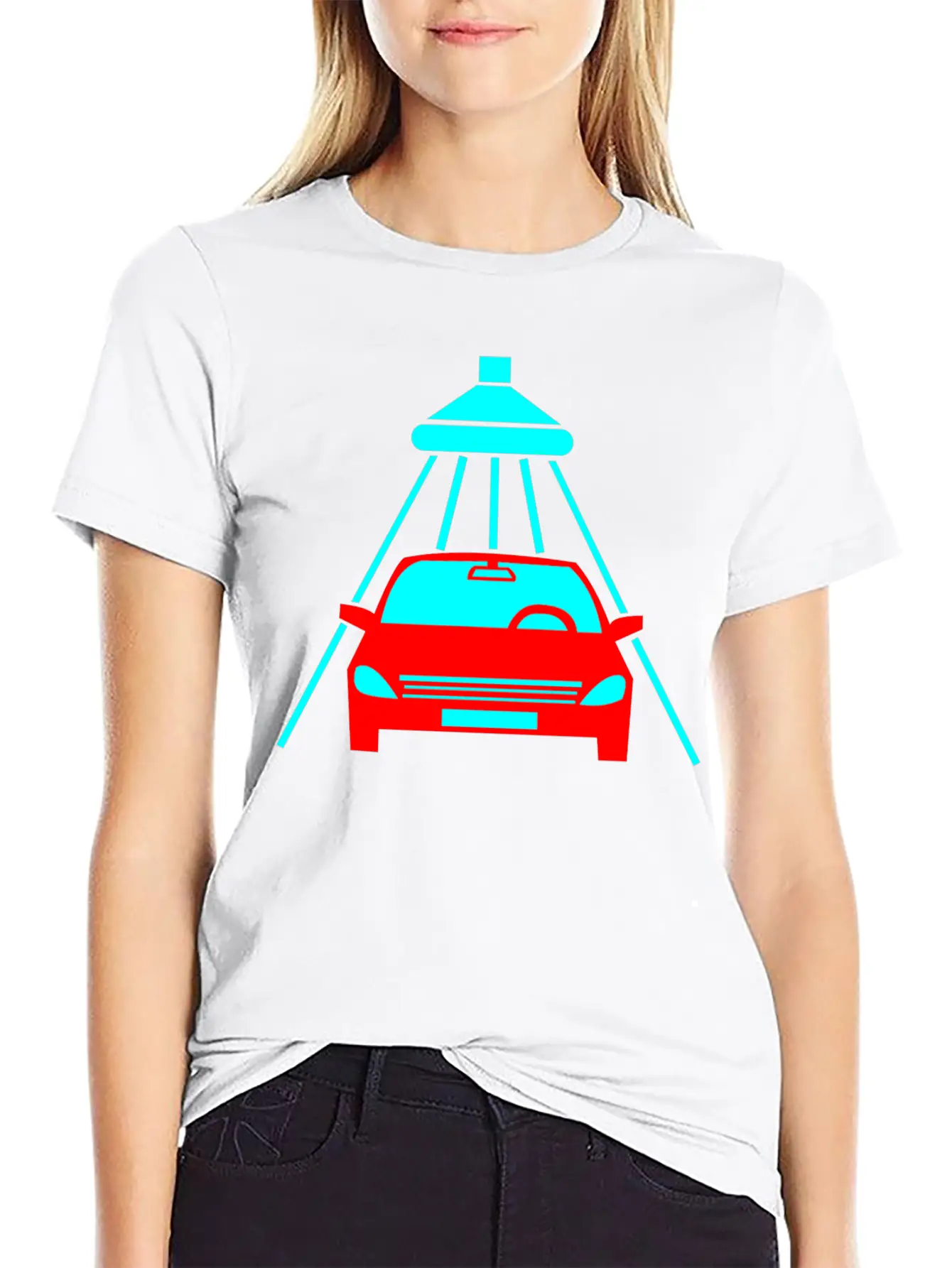 The Car Is Being Cleaned Unisex Casual T-Shirt – Clean Design For Daily Comfort