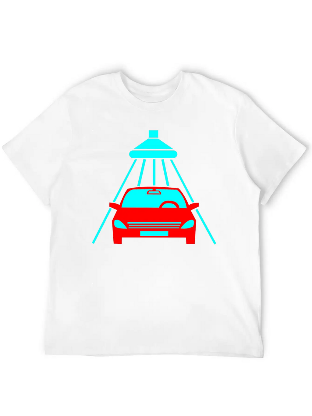 The Car Is Being Cleaned Unisex Casual T-Shirt – Clean Design For Daily Comfort