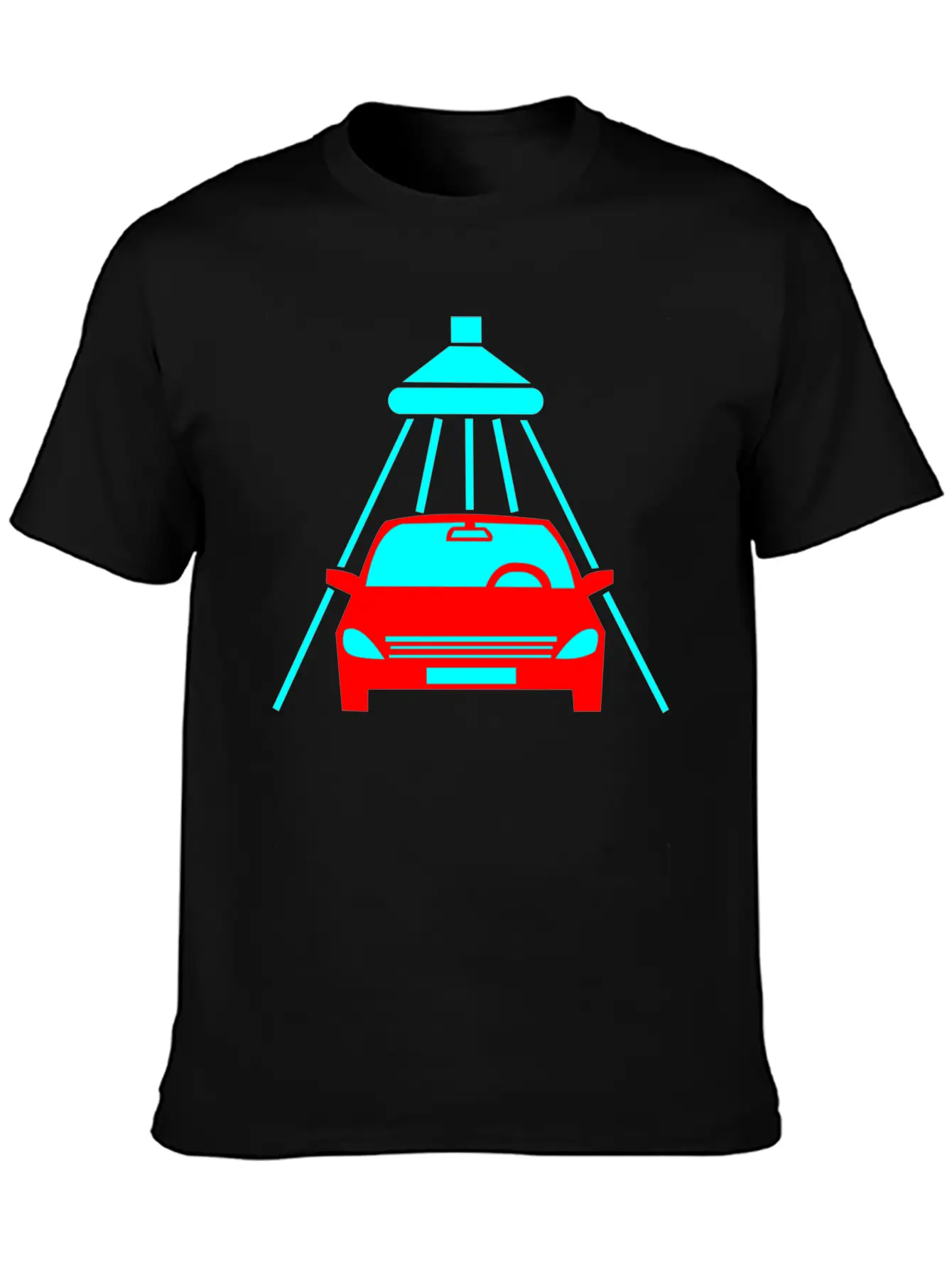 The Car Is Being Cleaned Unisex Casual T-Shirt – Clean Design For Daily Comfort