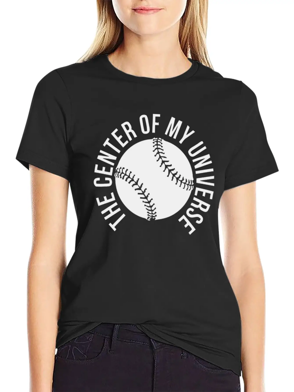 The Center Of My Universe Casual Graphic T-Shirt – Simple And Comfortable Daily Wear