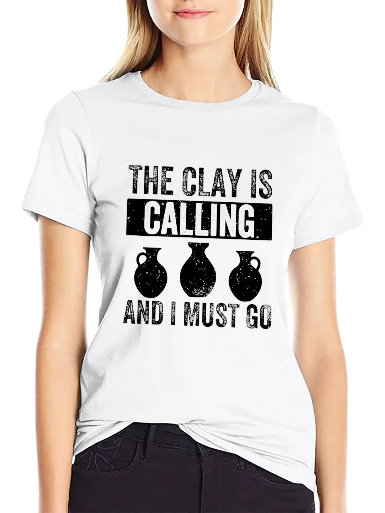 The Clay Is Calling Funny Pottery Ceramic Clay Unisex Casual T-Shirt – Clean Design For Daily Comfort